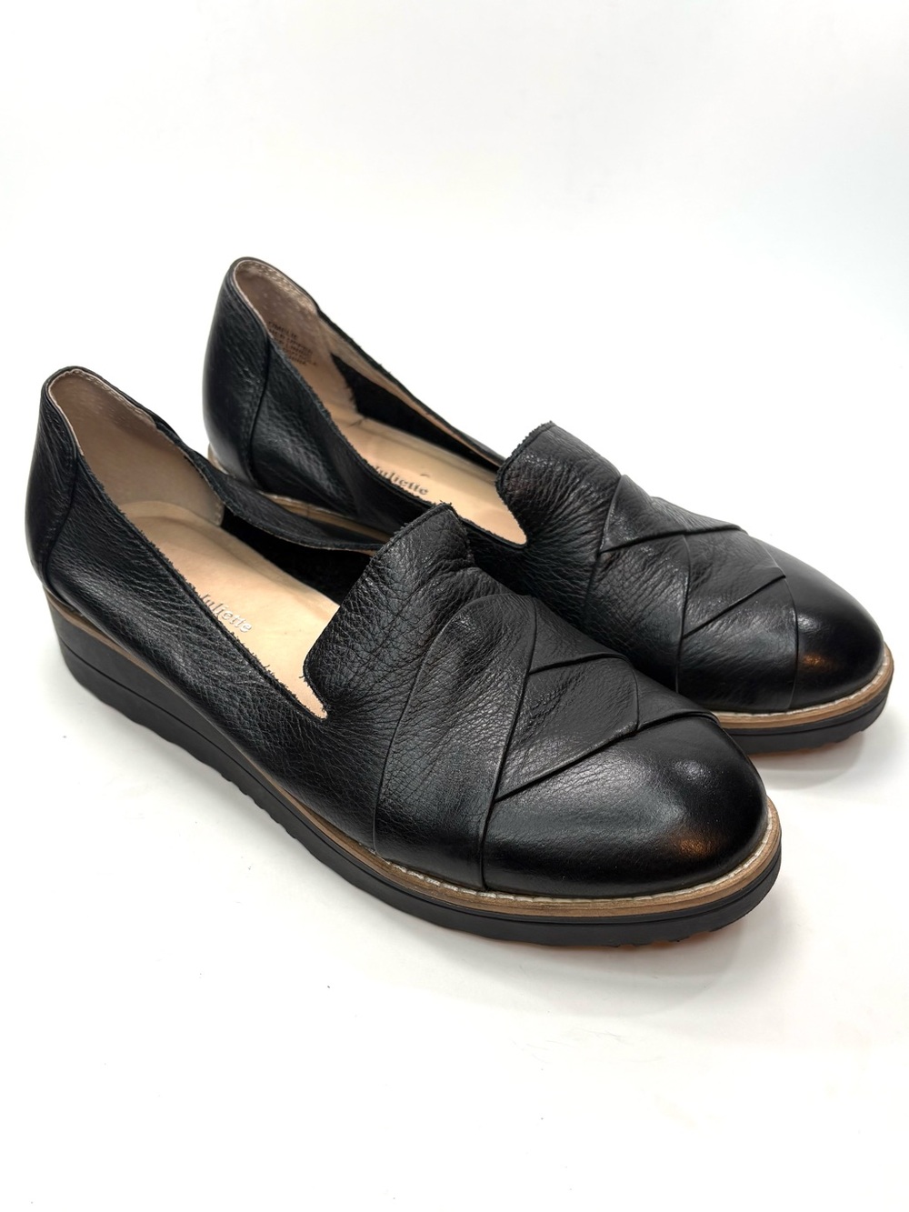 Django + Juliette Black Leather Loafers | 37